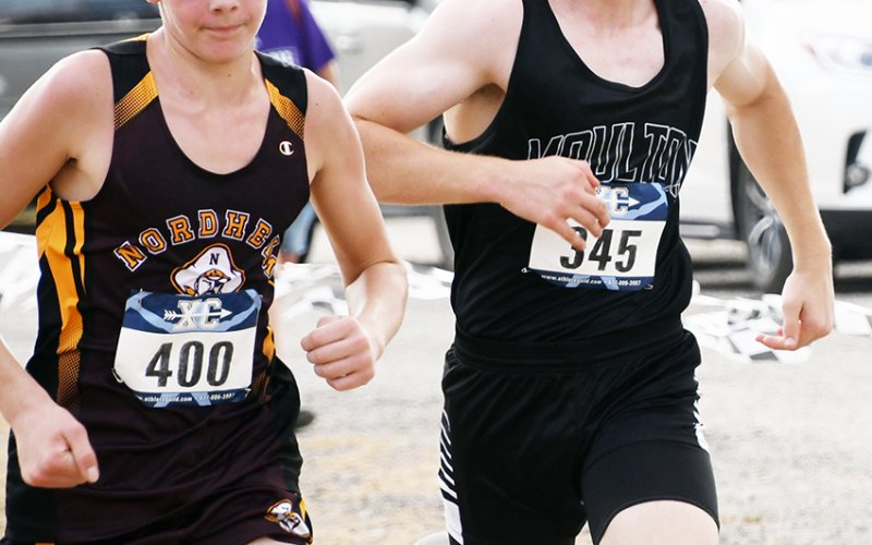 Travis Haikenwaelder was No. 26 with a time of 21 minutes, 36 seconds. Photo by Mark Lube.