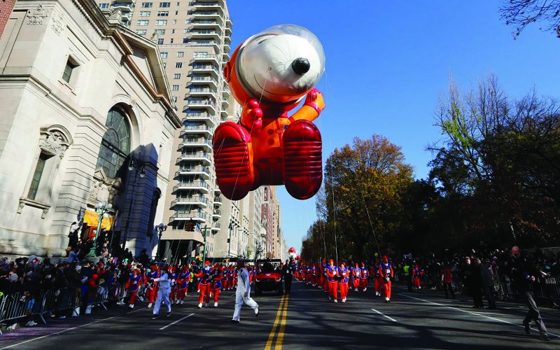 Look for Jake Heck and his fellow bandmates, including band directors from all 50 states, to follow right behind the Snoopy float. The 97th annual event airs on NBC affiliates and Peacock starting at 7:30 a.m. for those of us in the Central Time Zone.