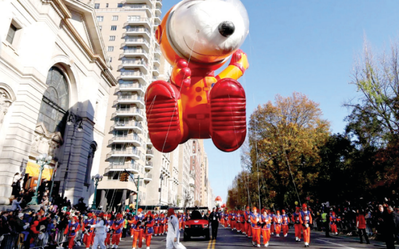 Look for Jake Heck and his fellow bandmates, including band directors from all 50 states, to follow right behind the Snoopy float. The 97th annual event airs on NBC affiliates and Peacock starting at 7:30 a.m. for those of us in the Central Time Zone.