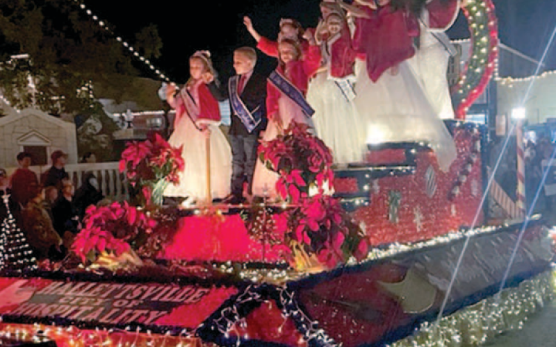 Festival of Lights ended with the lighted parade.