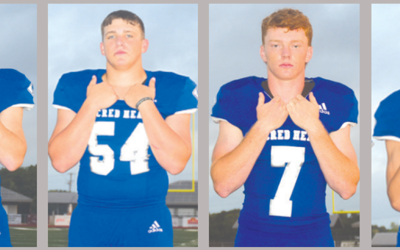 NIC ANGERSTEIN, BRADY HAAS,  LANCE BARTON, KLAYTON CHANCE, HUDSON KUTAC, WADE SHIMEK