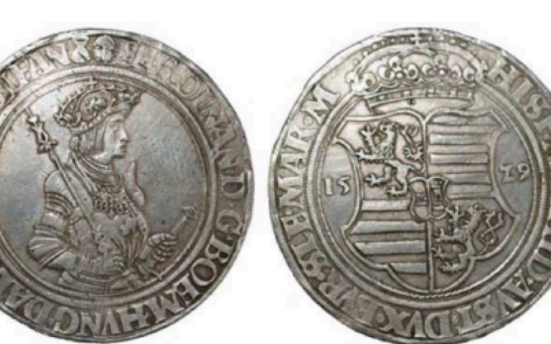 The Jáchymov tolar from 1529. The Tolar is one of the important legacies that Czechs gave to the world.