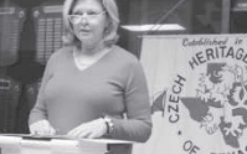 Anna Ashton was the speaker at the recent LCCHS meeting. Contributed photo.