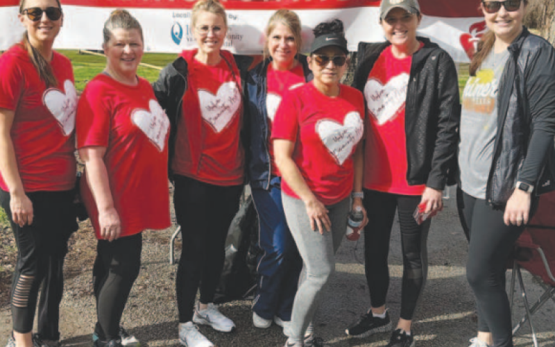 Pictured from left to right are Jenna Knesek, Karen Thomas, Christina Steele, Christina Steele, Monica Griffin, Brenda Oviedo, Lorren Cason, and Meagan Hardin. Contributed photo