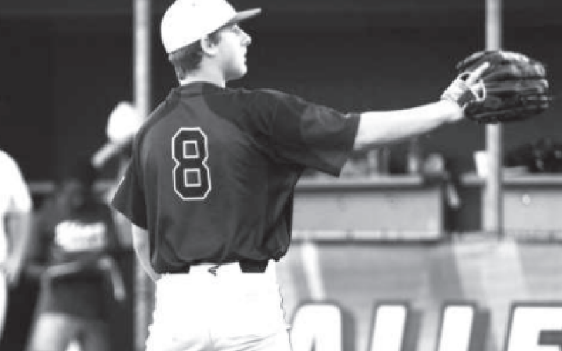 Dylan Orsak pitched in the Shiner game. Chuck Grafe/ Tribune-Herald