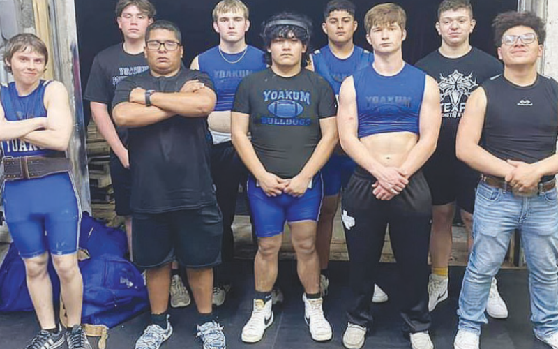 Pictured in the front row from left to right are Brandon Godwin, Jared Ramirez, Jerry Llanas, Colby Jendrzey, and Gabriel Gomez. Pictured in the back row from left to right are Jayden Gonzales, Jack Meyer, Joaquin Varela, and Joel Gomez. Not pictured is River Bergman. Contributed photo.