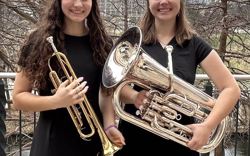 Brooke Palmer, left and Brianna Sofka.