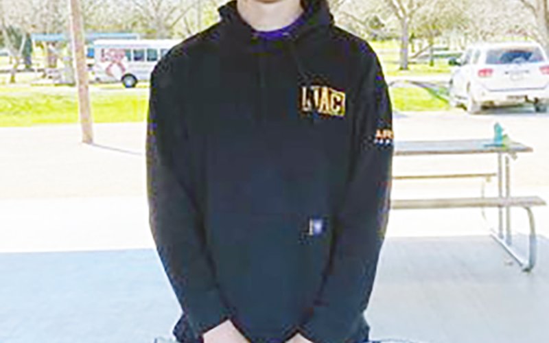 Kye Adamek-1st place Boys Singles. Photo courtesy of Desiree Nitsch.