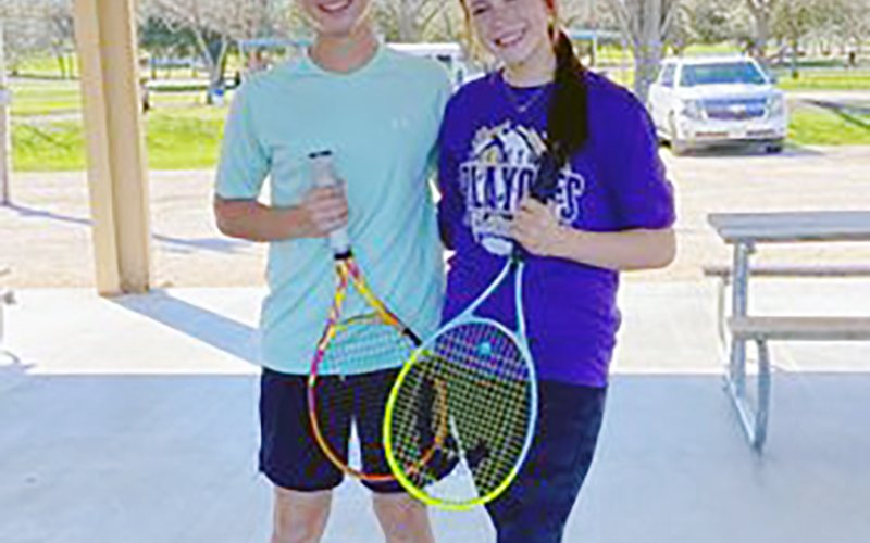 Marco Lara and Lexi Boner-3rd  place Mixed Doubles. Photo courtesy of Desiree Nitsch.