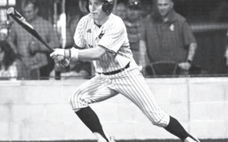 Josh Griffin had one of the five hits the Brahmas had in the loss to Columbus Thursday Chuck Grafe/Tribune-Herald