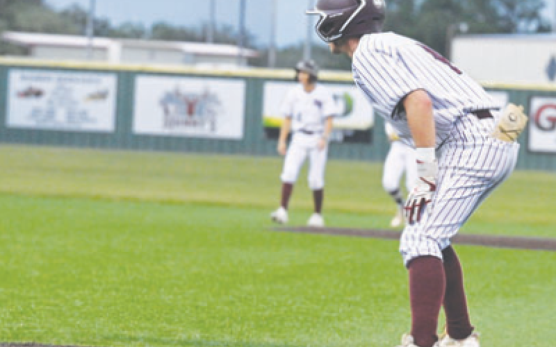 Brock Bludau had two hits in the big win over Industrial. Chuck Grafe/ Tribune-Herald