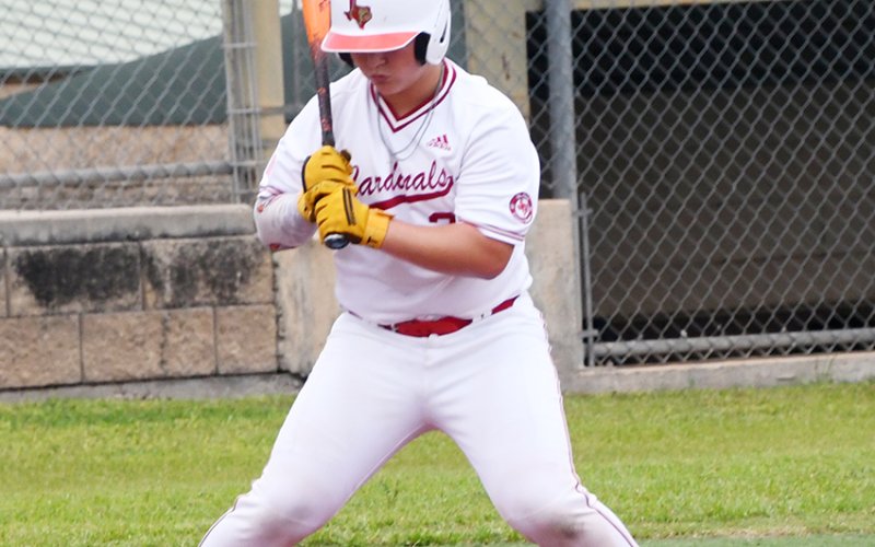 The Cardinals were unable to get a hit against Conroe Covenant but still scored two runs in the win.
