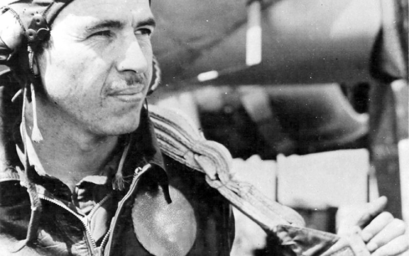 Lt. Loye James Lauraine, Jr. - American Air Museum photo