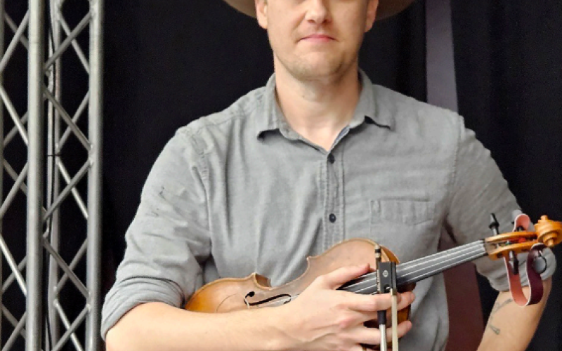 Pictured is Dennis Ludiker of Austin, who was named the 2024 Texas State Fiddle Champion over this past weekend.