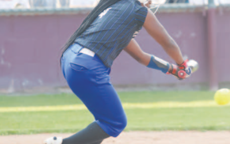 All photos are from the softball game played in Flatonia on April 26. The Yoakum High School Lady Bulldog Softball Team won 12-2 against the Nixon-Smiley Mustangs and were named bi-district winners. Photo courtesy of Raymond Rosas.