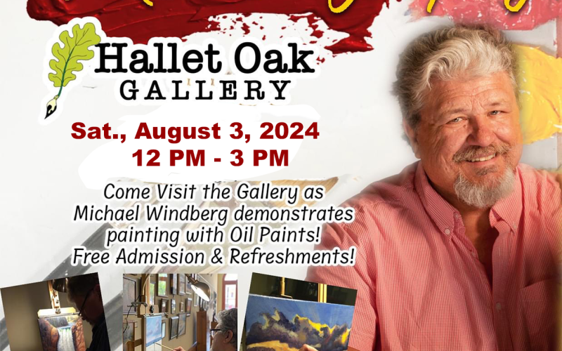 Promotional poster from Hallet Oak
