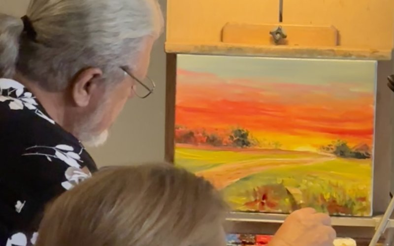 Michael Windberg will present an oil painting demo in Hallettsville on Aug. 3