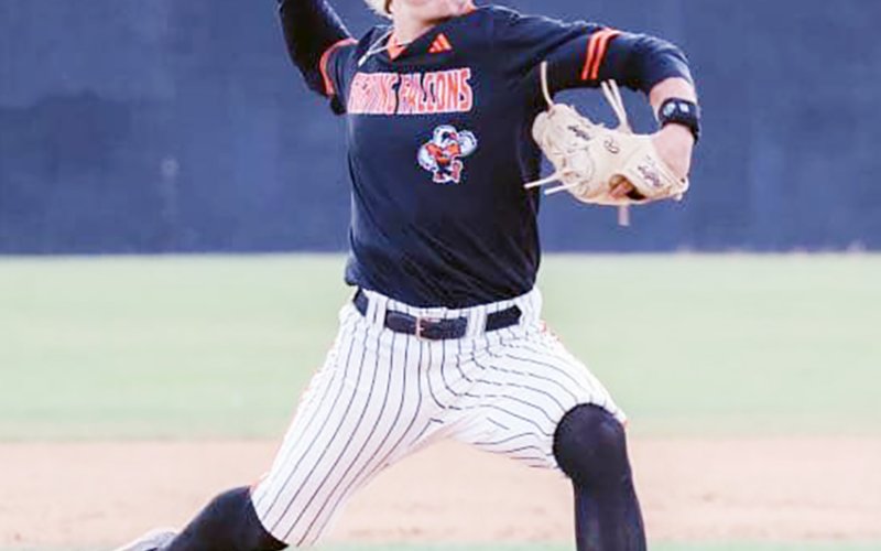 Drew Wenske played in 21 games for the University of Texas-Permain Basin baseball team in the 2024 season during his freshman year. He started three games and had a record of 3-0. Photo courtesy of Tori Kenney.