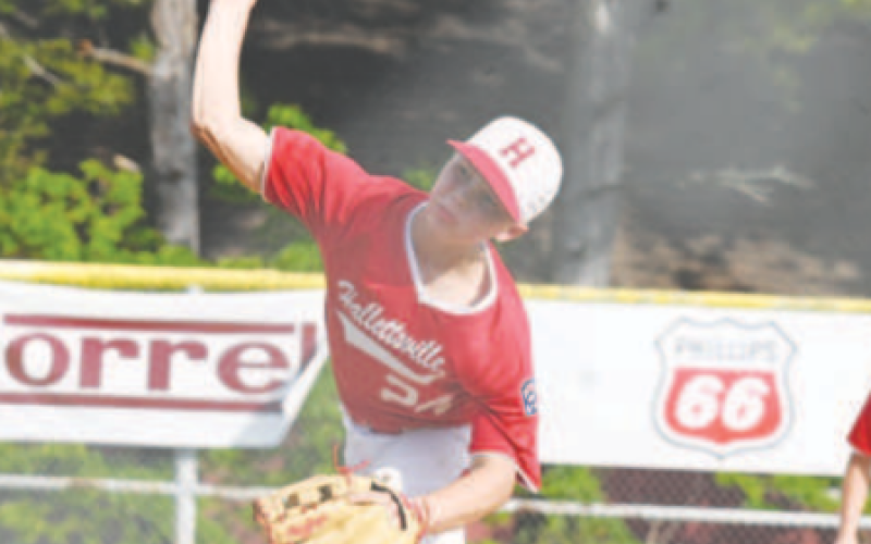 Luke Meinkowsky was the starting pitcher in the Beeville game and drove in six runs with a grand slam home run and a double. Chuck Grafe/Tribune-Herald
