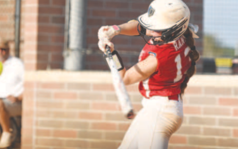 Blair Ranly went three-for-six in the two games. Chuck Grafe/ Tribune-Herald