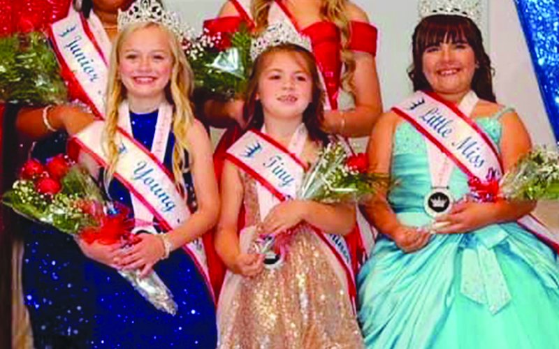 Congratulations to the Shiner Royal Court overall title holders: Miss Shiner Callie Sevcik, Junior Miss Shiner Patricia Price, Young Miss Shiner Scarlett Stefka, Little Miss Shiner Jurnee Perez, and Tiny Miss Shiner Sofie Kvinta.