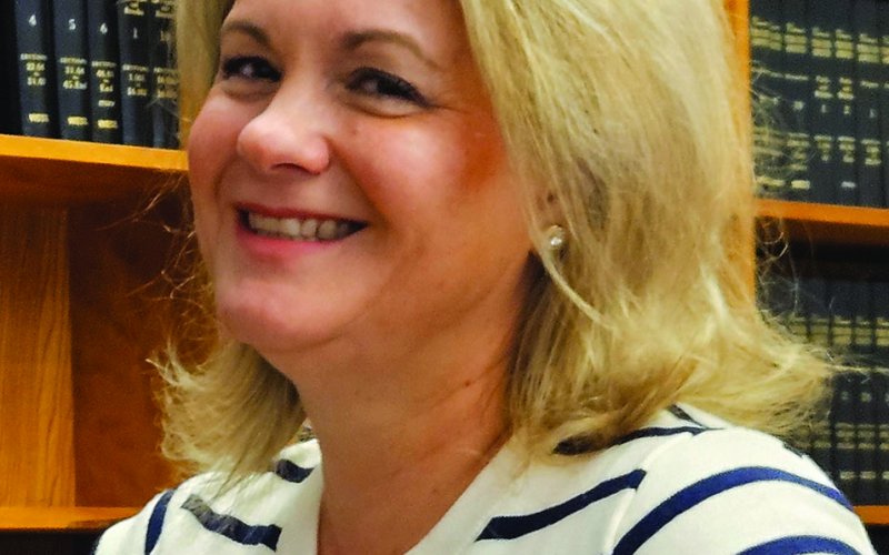 Jo Ann Reeves, newly appointed veterans service officer for Lavaca and Colorado counties. A U.S. Air Force veteran, she met her husband while stationed in Japan, her deployment immediately following her own service in Saudi Arabia during the Gulf War in the early 1990s.