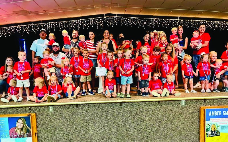 Graduates of the Infant Swimming Resources program.