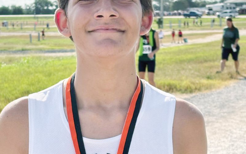 Shiner JV Boys Medalist Alvaro C.Photo courtesy of Michelle Winkenwerder.