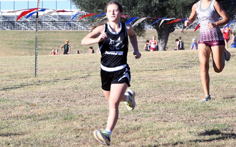 Katie Mikulencak came in at No. 11 with 14:17. Photo by Mark Lube.