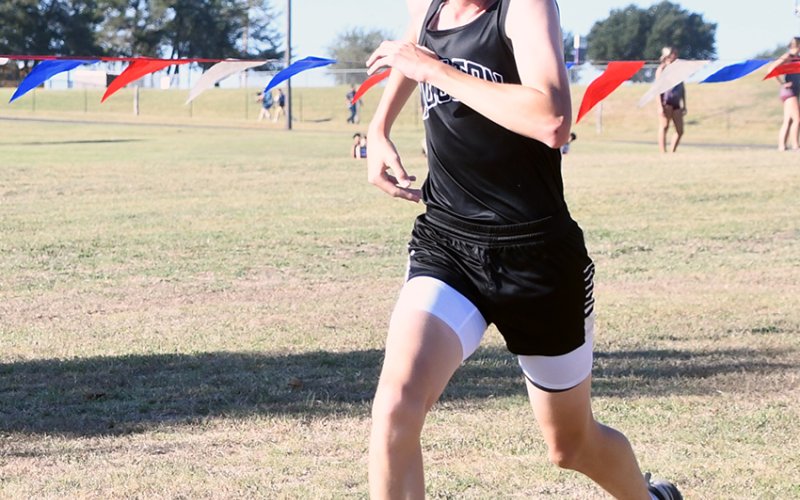 Judson Anderle cruises toward the finish line. He would get No. 26. Photo by Mark Lube.