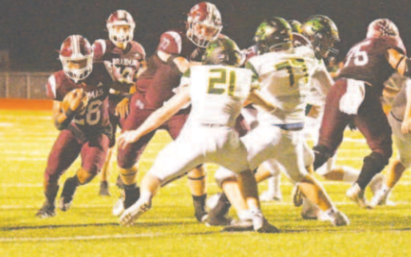 Tradyn Williams, left, went over a hundred yards rushing for the second straight game Chuck Grafe/Tribune-Herald
