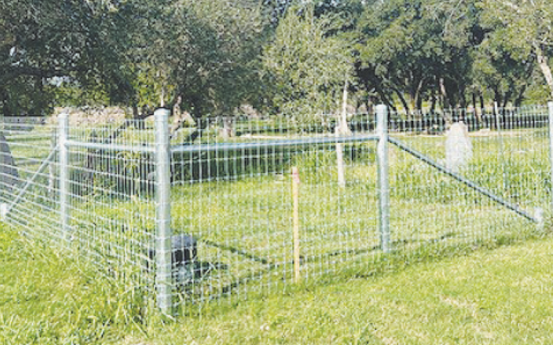 The Yoakum African American Cemetery finished its most recent project which involved a new fence circling the 2.66 acres of the premises. Photo by Vanita Cheeves.