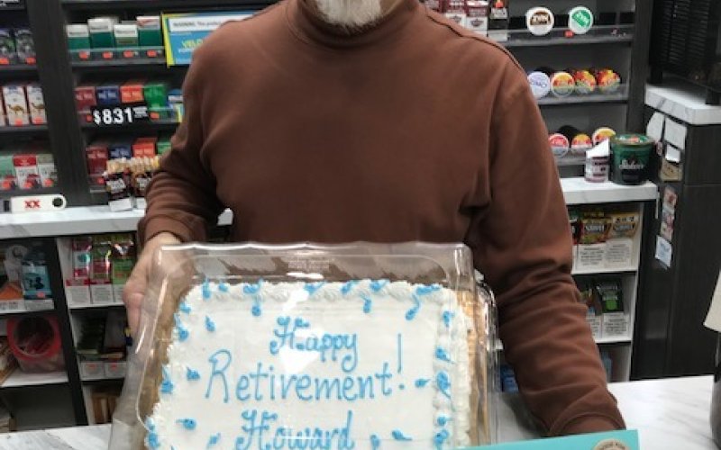 Howard Gloor celebrates his retirement and 40 years of business.