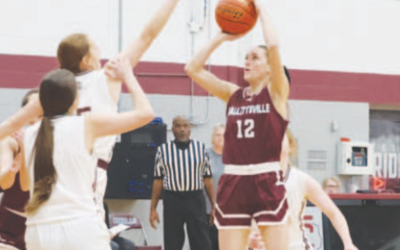 Alaina Halata scored 10 points in the loss to Industrial. Chuck Grafe/Tribune-Herald