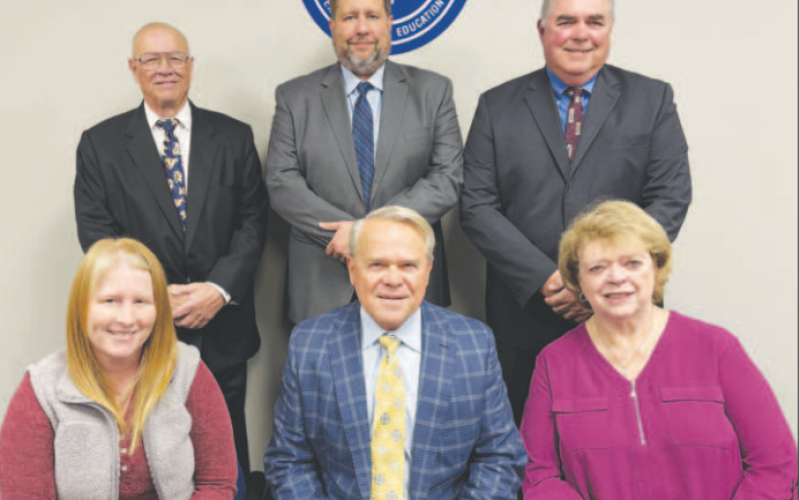 Pictured in the front row from left to right are Amanda Fling, President Glen Kusak, and Darlene Renken. Pictured in the back row from left to right are Gary Colman, Rodney Svec, and Terry Boening. Not pictured is Donnetta Sherrer. For more information about honoring School Board trustees during School Board Recognition Month, see page 6. YHT Staff photo.