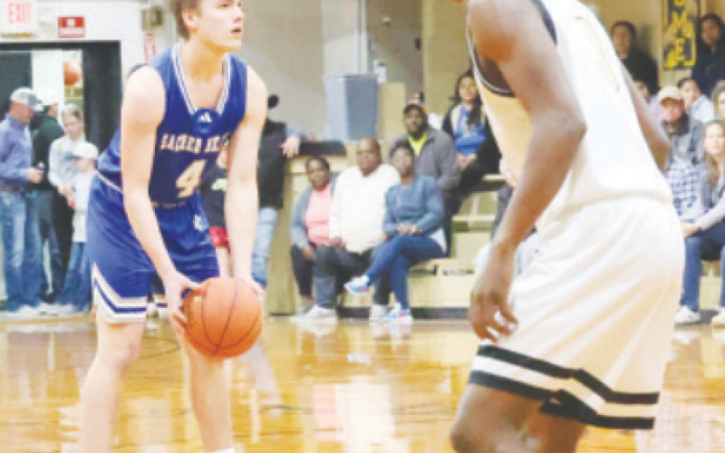 Marcus Seger (4) vs. RTC Friday. Chuck Grafe/Tribune-Herald