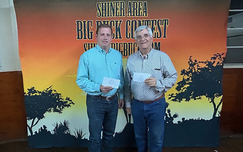 DeWitt County adult -second place Nicholas Novosad and first place Eugene Wenske.