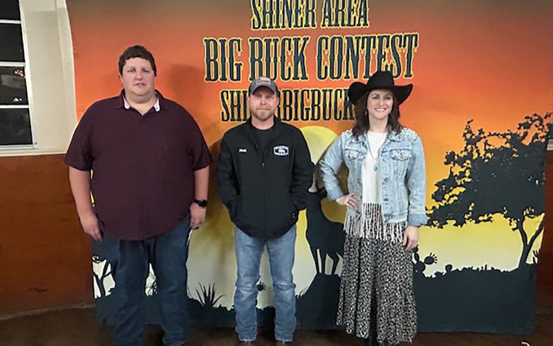 Lavaca County adult- third place Justin Siegel, second place Nick Neskora, first place Sarah Jaks.