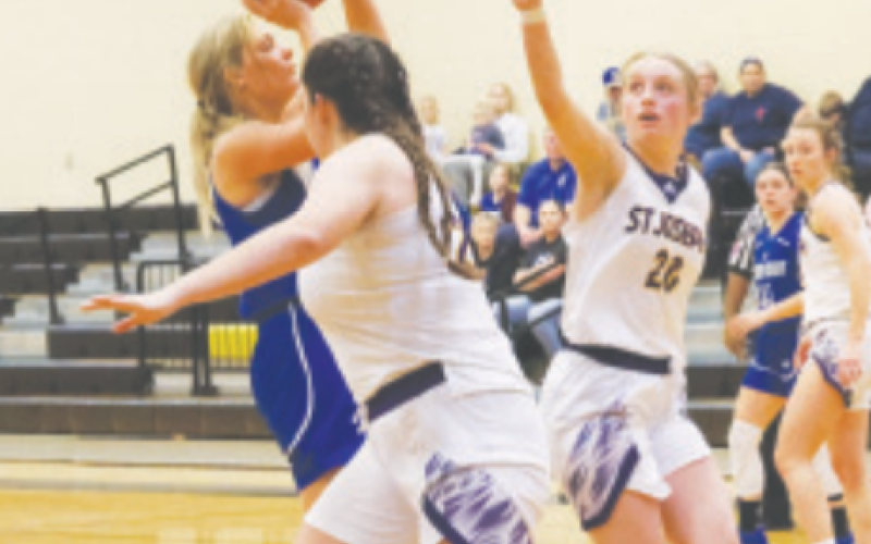 Kaycee Schindler shoots in the third quarter. Chuck Grafe/Tribune-Herald
