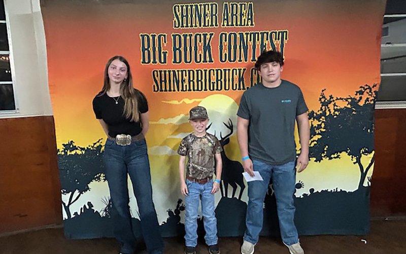 Texas Open North youth - third place Brooklyn Ulrich, second place Jarrett Jansky, first place Chase Selucky.