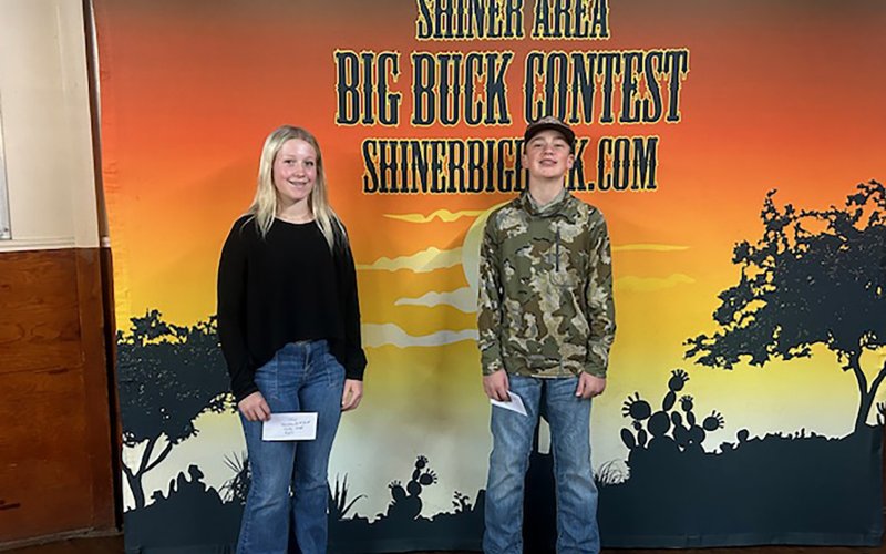 Texas Open South youth- third place Tinsley Vasek and first place Jack Davenport. Second place winner Granger Hill is not pictured.