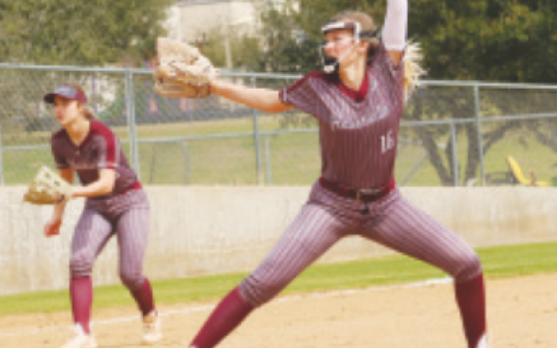 Grace Halata was the winning pitcher in four games. Chuck Grafe/TribuneHerald