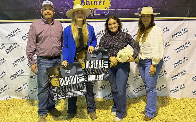 Reserve Champion Broilers  - Exhibited by Reagan Fluitt