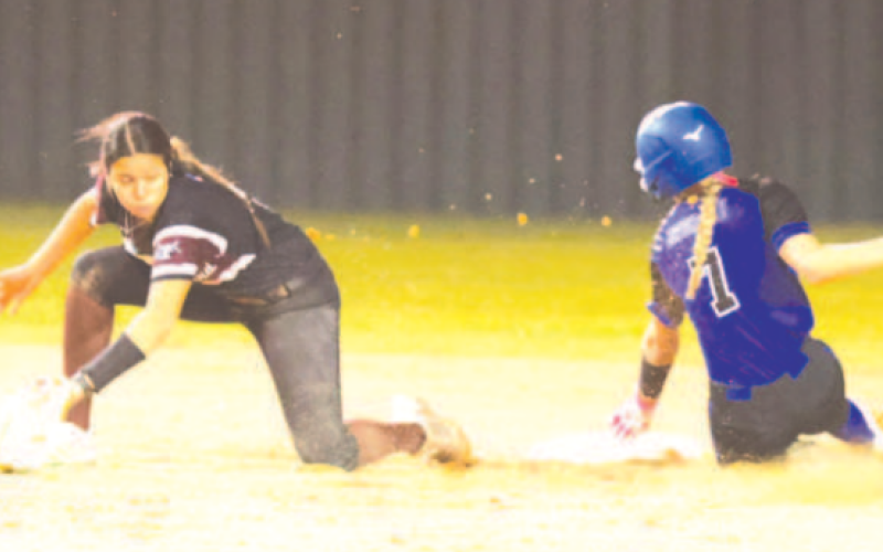 Ryan Dworsky is batting .526 for the Indianettes this season. Photo by Chuck Grafe
