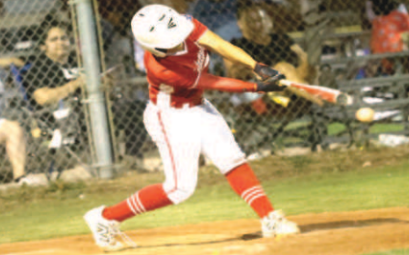Photo by Chuck Grafe Aiden Sosa hit a triple in the 23-0 thrashing of Luling.