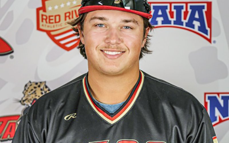 UHV redshirt freshman catcher Jackson Ulcak had 1.000 fielding percentage in the seven games he took part in during the 2025 season. Photo courtesy of UHV Athletics.