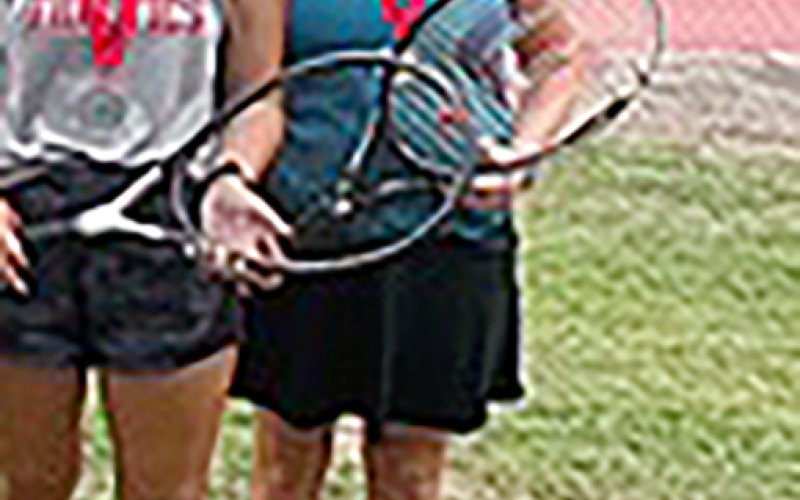 Avery Pesek and Kim Pesek (Doubles Second Place). Photo courtesy of Courtney Johnson.