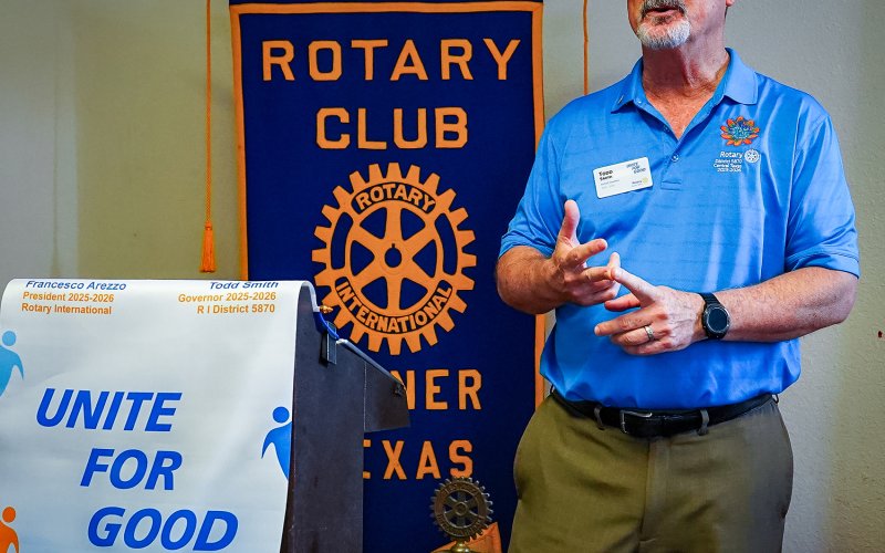 Todd Smith speaks on his vision and direction for the next Rotary year.