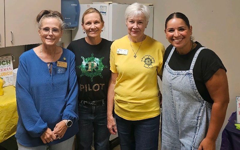 left to right, Myra Zumwalt, Lisa Stafford, Sharon Flannery and Tanya Gamez.