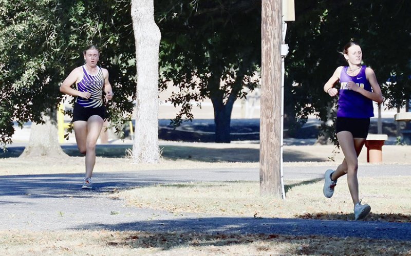 Hailey Radicke led the Lady Comanches with a ninth-place finish. Photo courtesy of Louann Heinsohn.